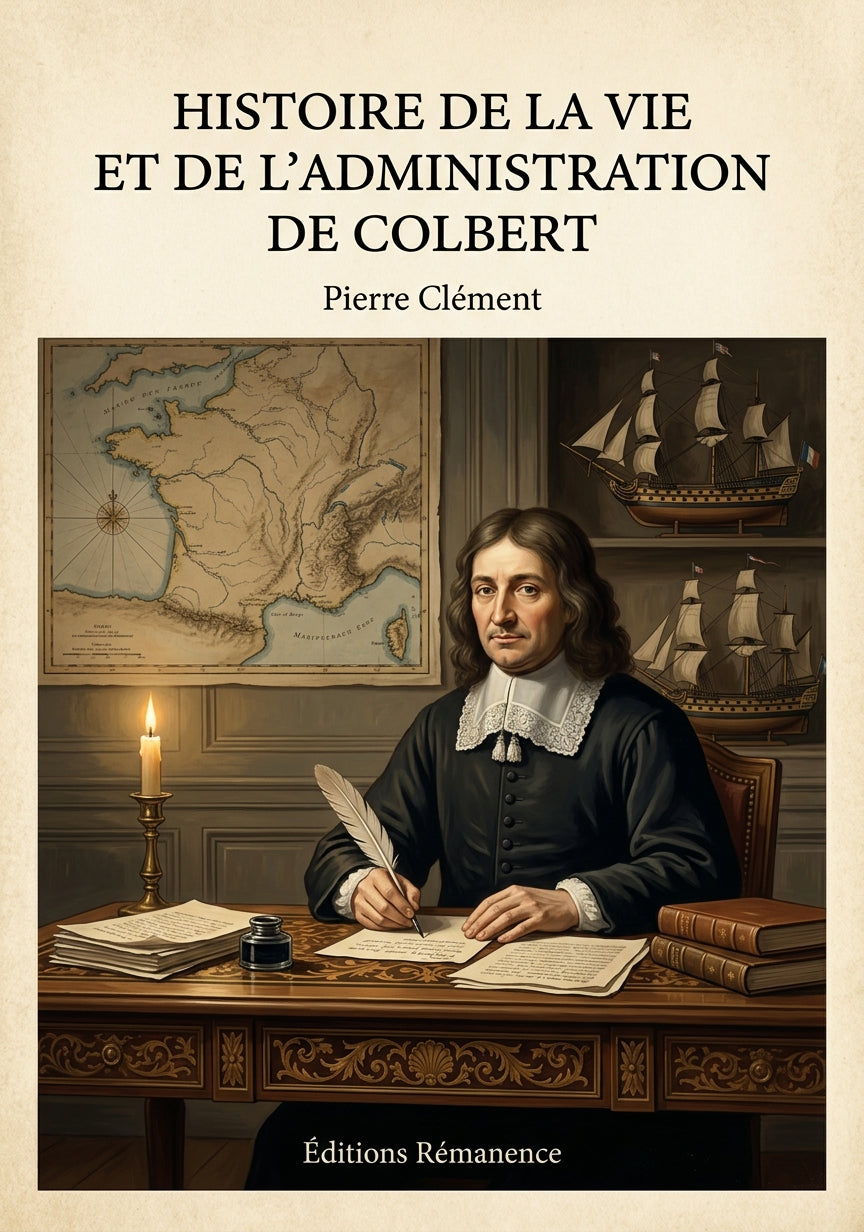 Histoire de la vie et de l'administration de Colbert - Pierre Clément (Couverture)