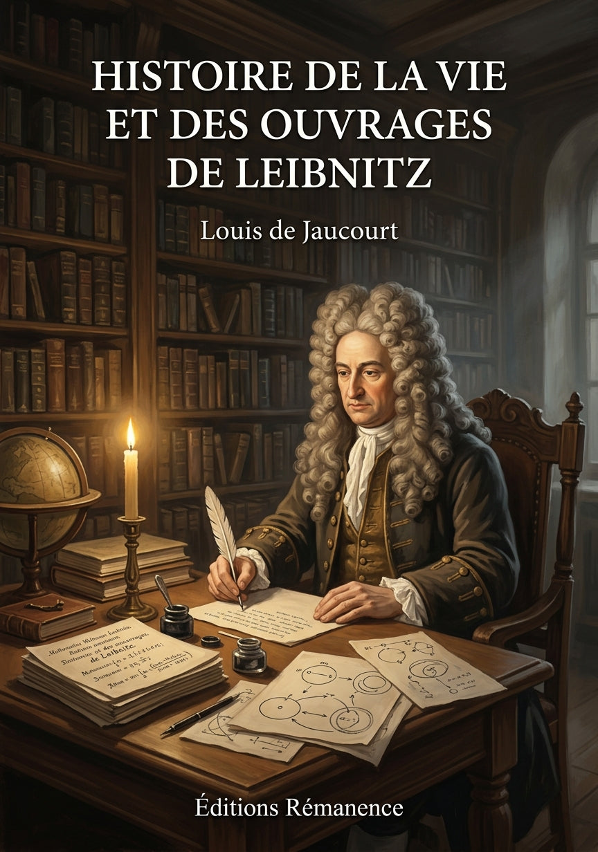 Livre Histoire de la vie et des ouvrages de Leibnitz par Louis de Jaucourt - Couverture - Editions Remanence