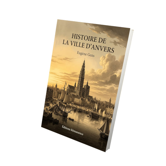 Livre Histoire de la Ville d'Anvers par Eugène Gens - Vue 3D - Editions Remanence