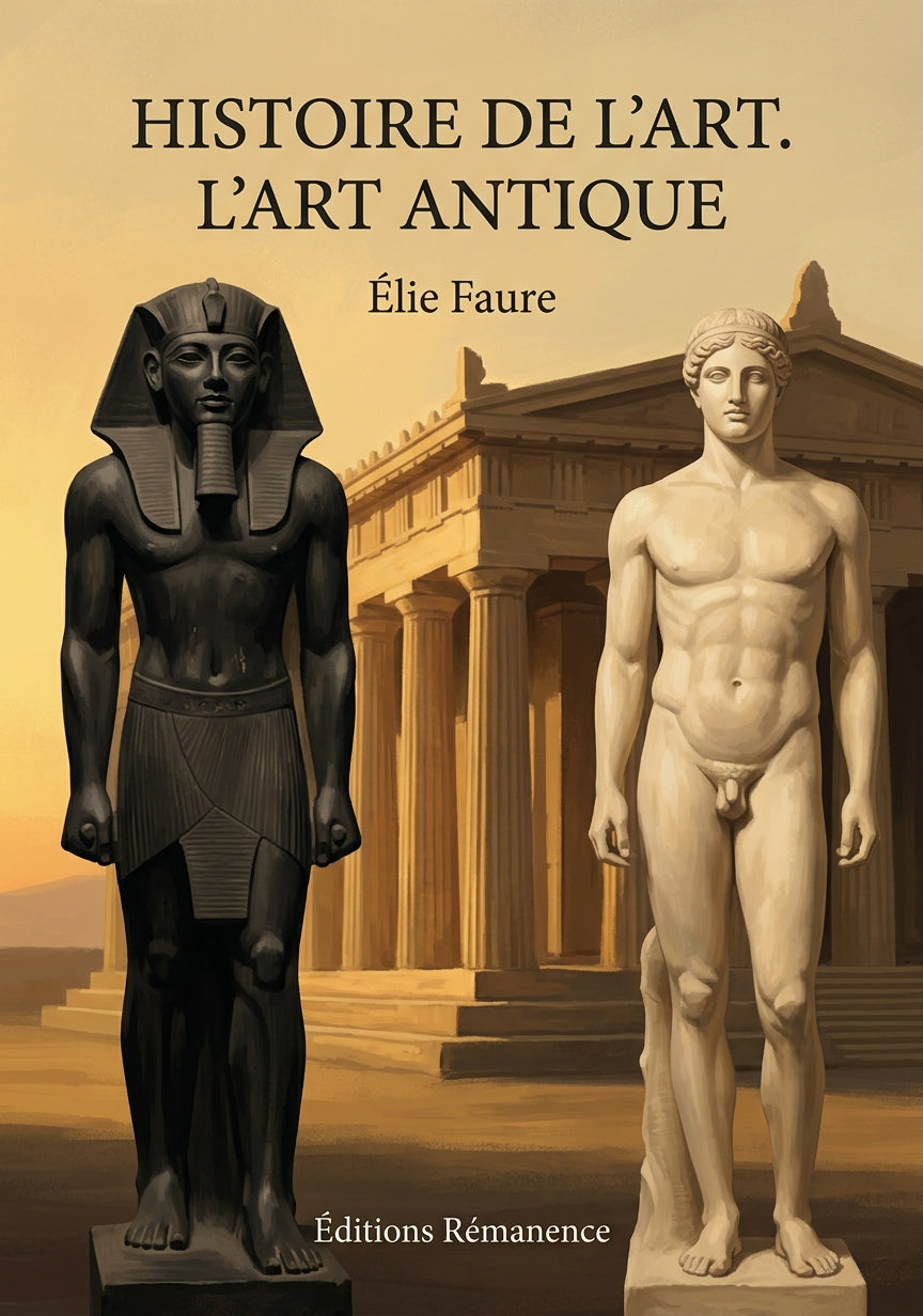 Livre Histoire de l’art. L’Art antique par Élie Faure - Couverture - Editions Remanence
