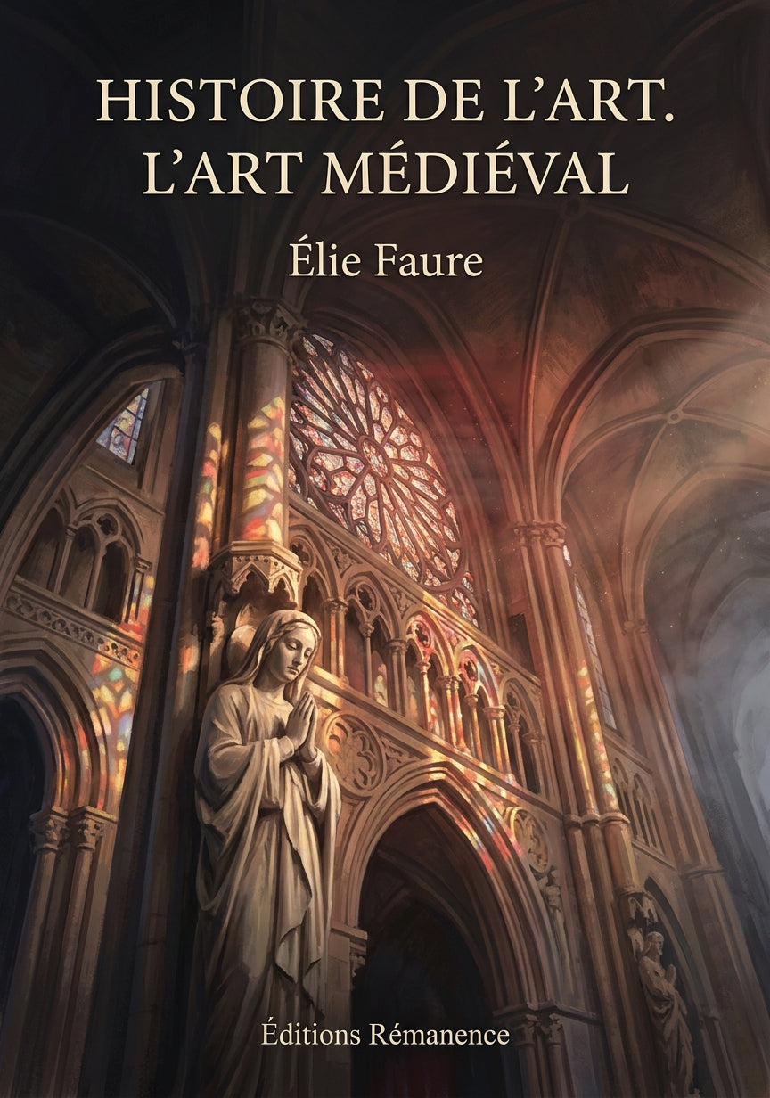 Livre Histoire de l’art. L’Art médiéval par Élie Faure - Couverture - Editions Remanence