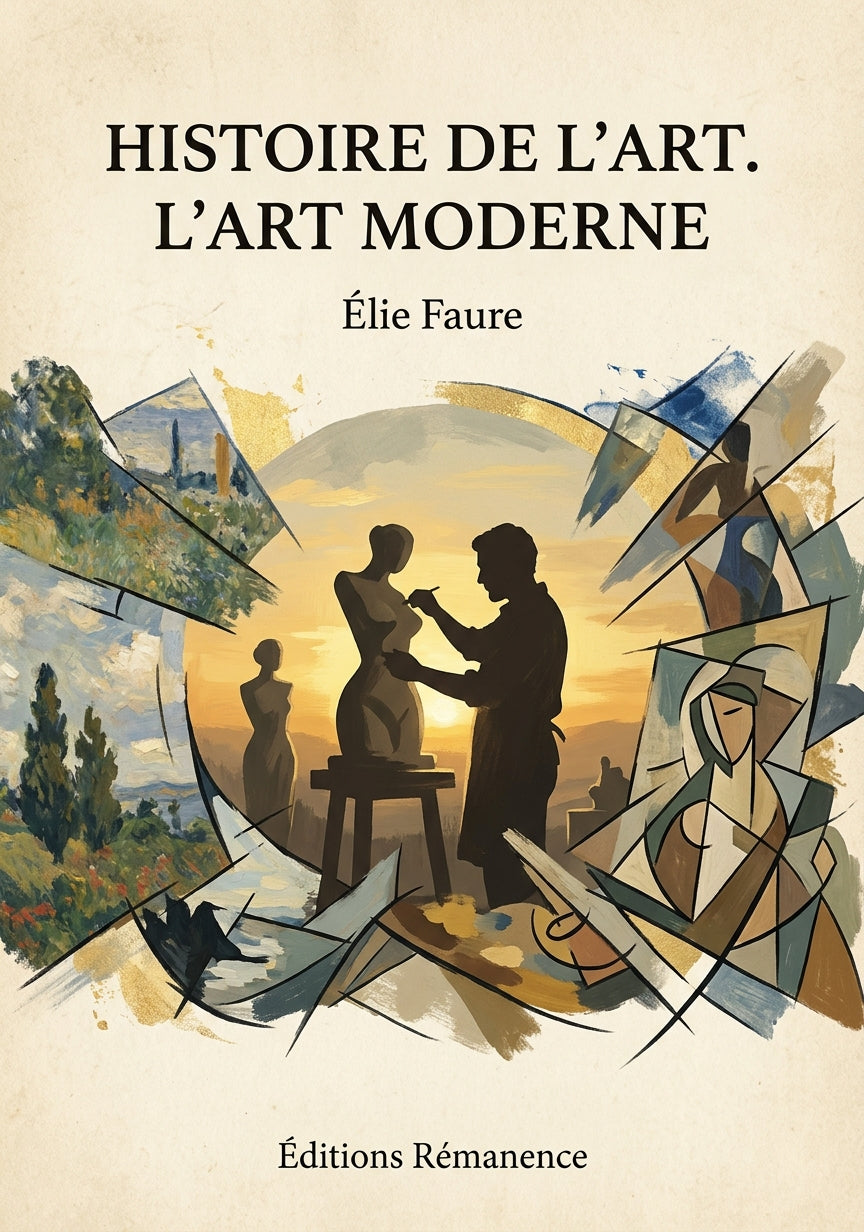 Livre Histoire de l’art. L’Art moderne par Élie Faure - Couverture - Editions Remanence