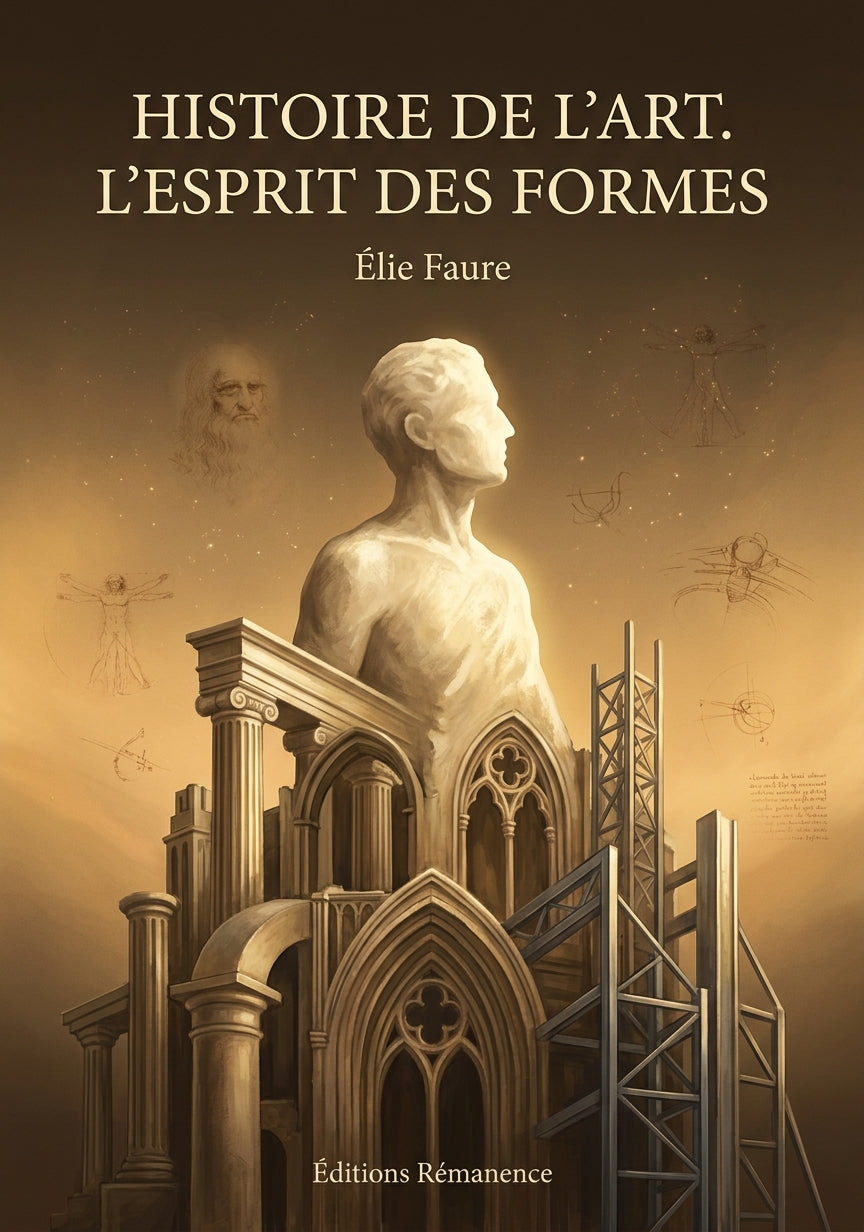 Livre Histoire de l’art. L’Esprit des formes par Élie Faure - Couverture - Editions Remanence