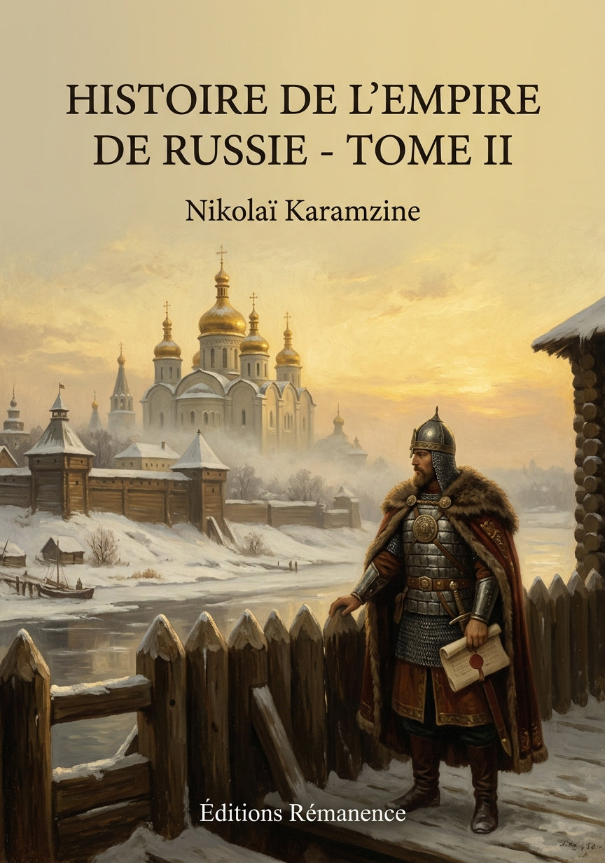 Livre Histoire de l’empire de Russie - Tome II par Nikolaï Karamzine - Couverture - Editions Remanence