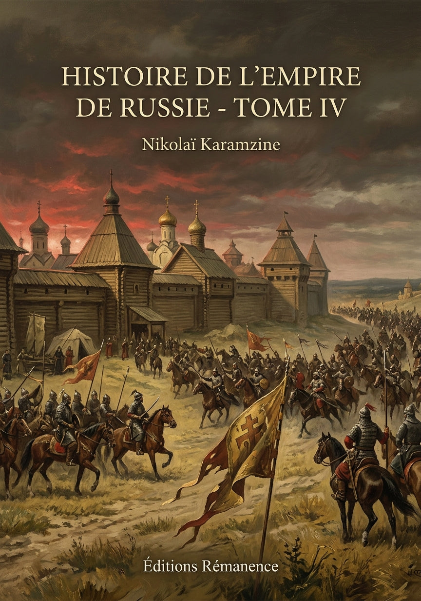 Livre Histoire de l’empire de Russie - Tome IV par Nikolaï Karamzine - Couverture - Editions Remanence