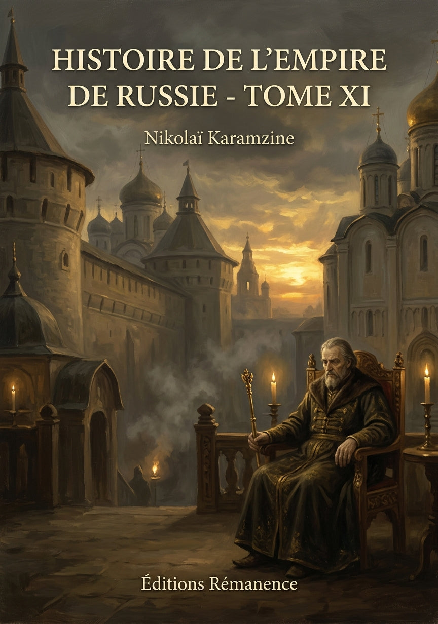 Livre Histoire de l’empire de Russie - Tome XI par Nikolaï Karamzine - Couverture - Editions Remanence