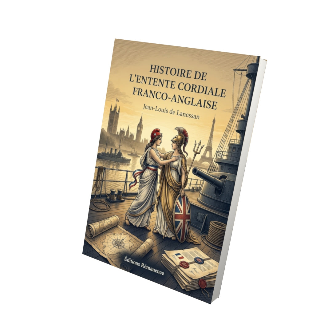 Livre Histoire de l’entente cordiale franco-anglaise par Jean-Louis de Lanessan - Vue 3D - Editions Remanence