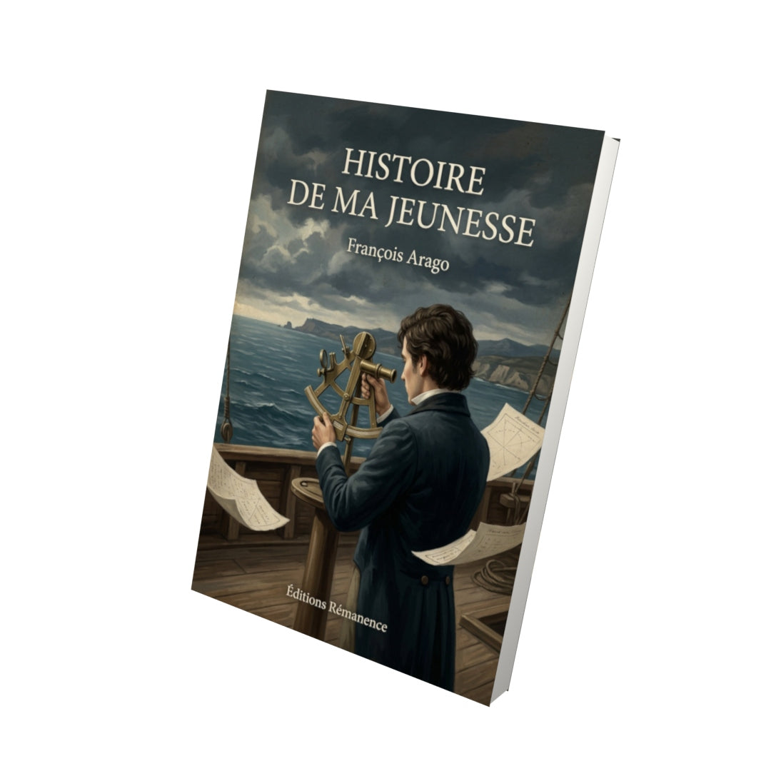 Livre Histoire de ma jeunesse - François Arago - Vue 3D - Editions Remanence