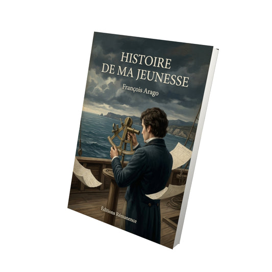 Livre Histoire de ma jeunesse - François Arago - Vue 3D - Editions Remanence