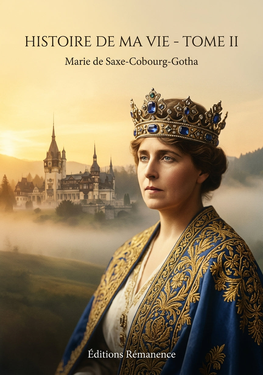 Livre Histoire de ma vie - Tome II par Marie de Saxe-Cobourg-Gotha - Couverture - Editions Remanence