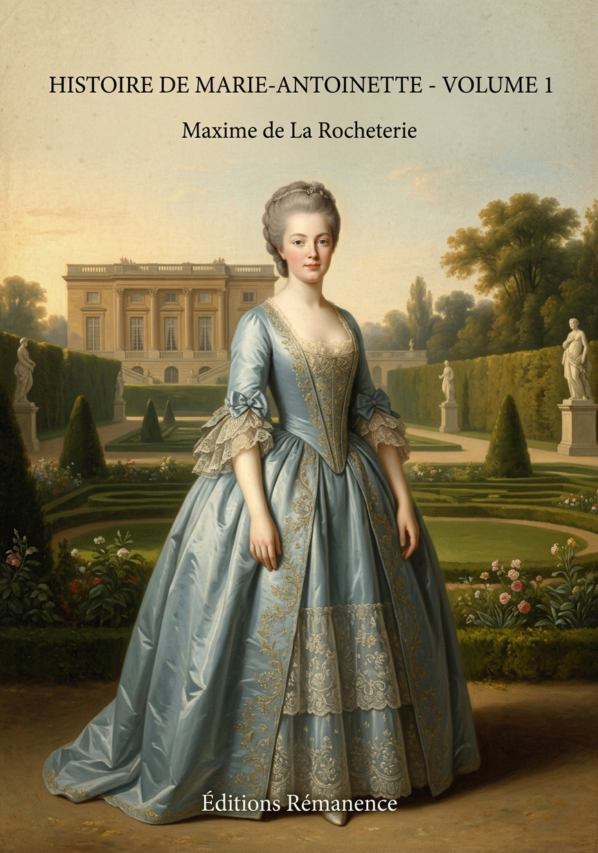 Histoire de Marie-Antoinette - Volume 1 - Maxime de La Rocheterie (Couverture)