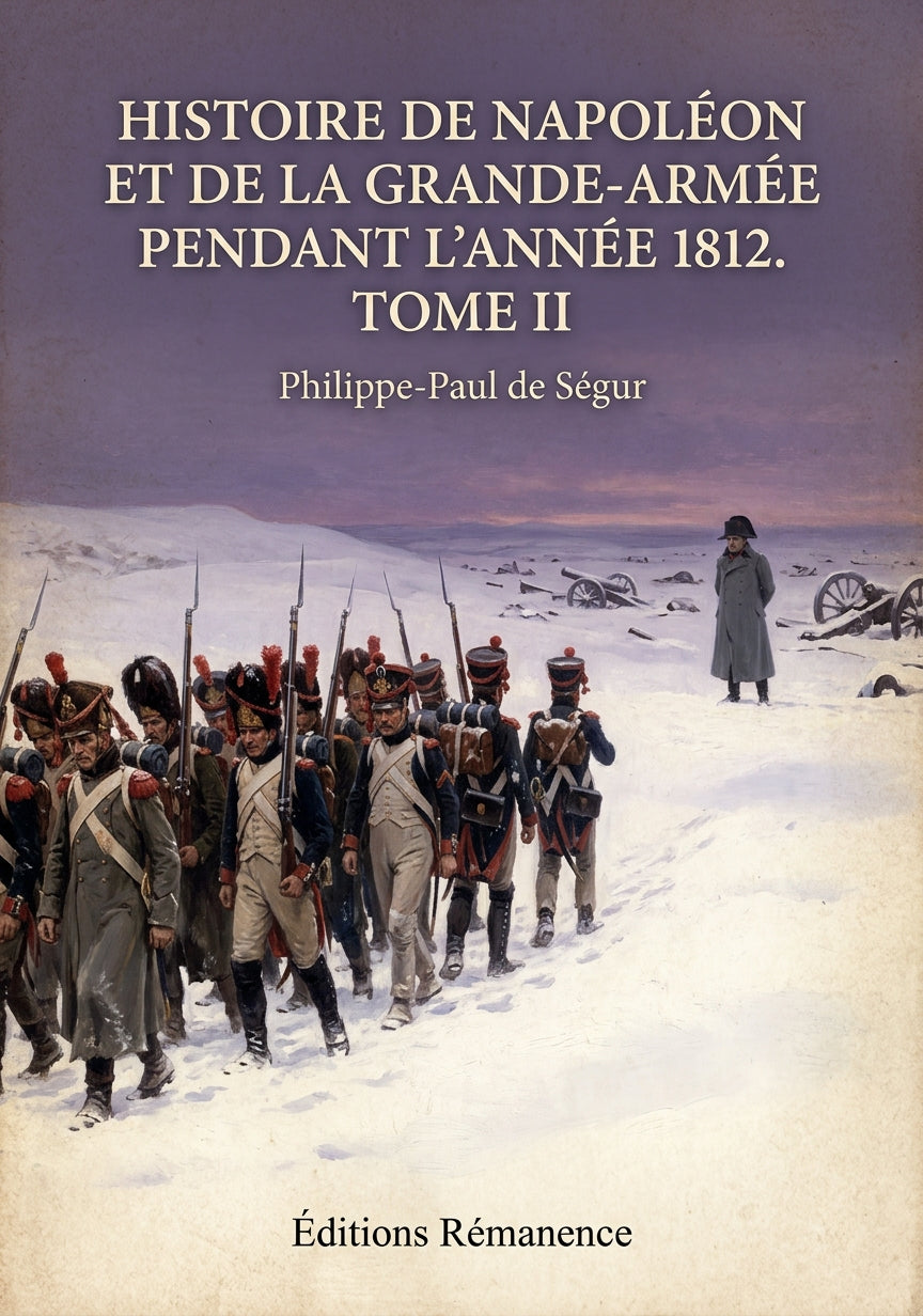 Histoire de Napoléon et de la Grande-Armée pendant l'année 1812. Tome II - Philippe-Paul de Ségur (Couverture)