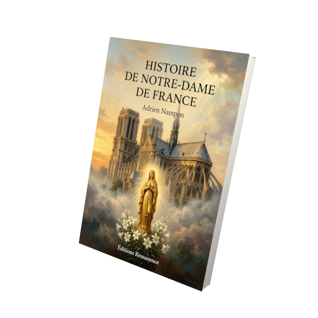 Livre Histoire de Notre-Dame de France par Adrien Nampon - Vue 3D - Editions Remanence