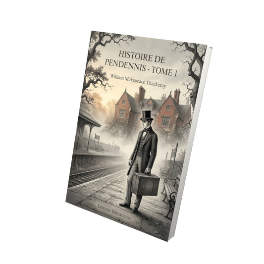 Livre Histoire de Pendennis - Tome 1 par William Makepeace Thackeray - Vue 3D - Editions Remanence