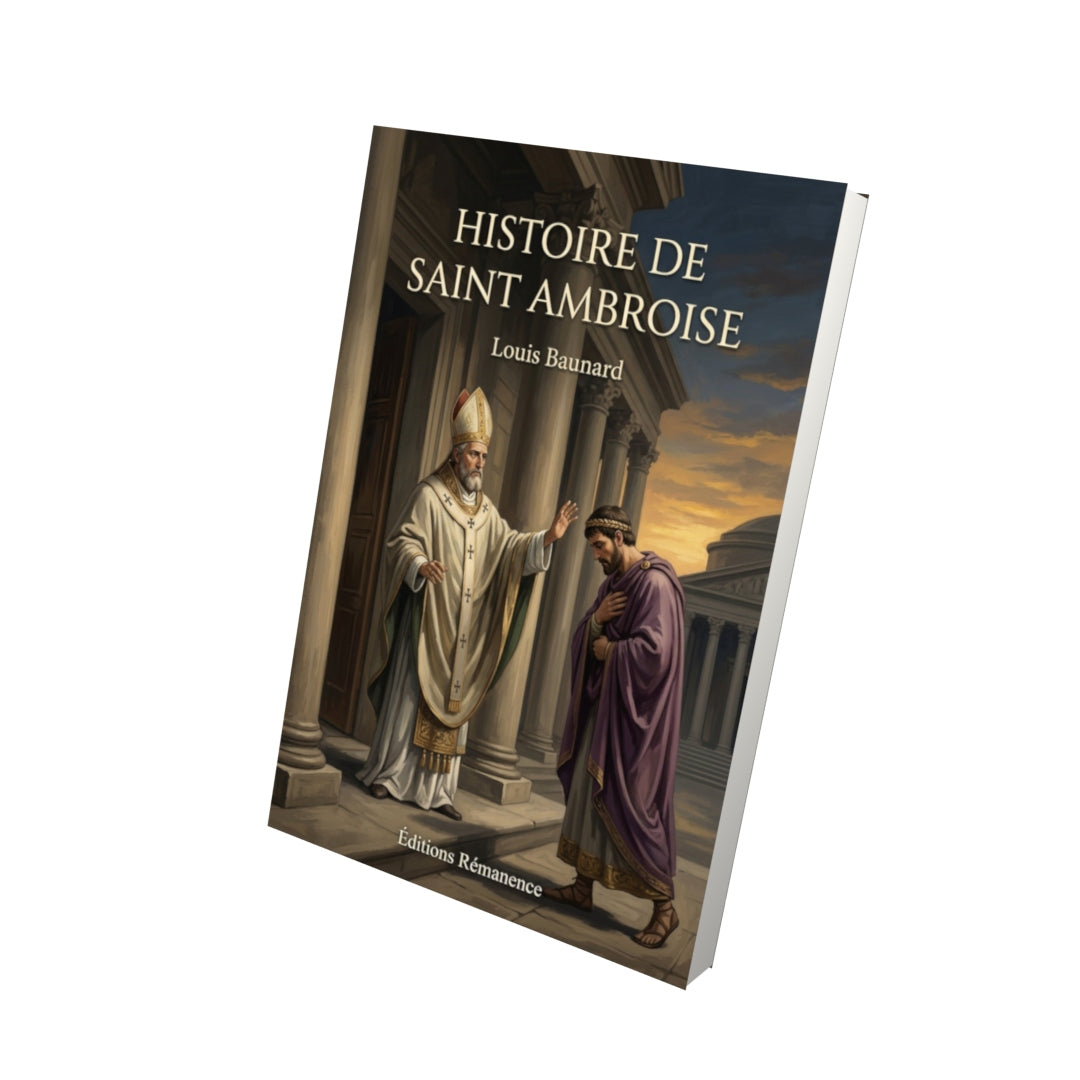 Livre Histoire de Saint Ambroise - Louis Baunard - Vue 3D - Editions Remanence