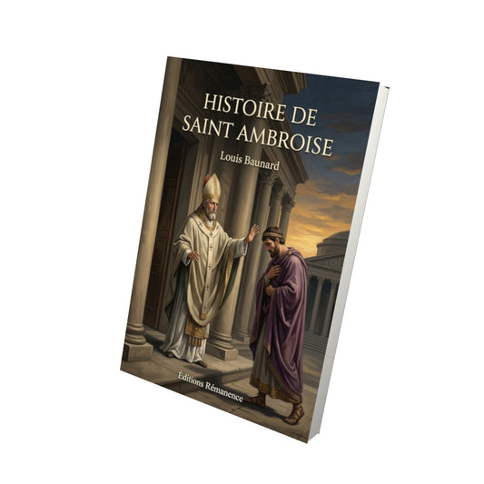 Livre Histoire de Saint Ambroise - Louis Baunard - Vue 3D - Editions Remanence