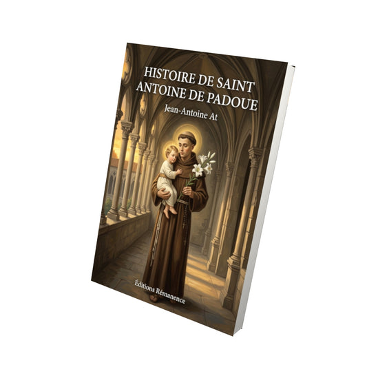Livre Histoire de Saint Antoine de Padoue - Jean-Antoine At - Vue 3D - Editions Remanence