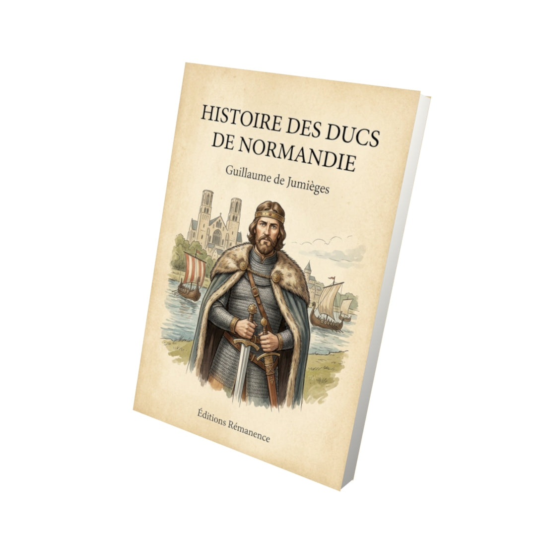 Livre Histoire des ducs de Normandie - Guillaume de Jumièges - Vue 3D - Editions Remanence
