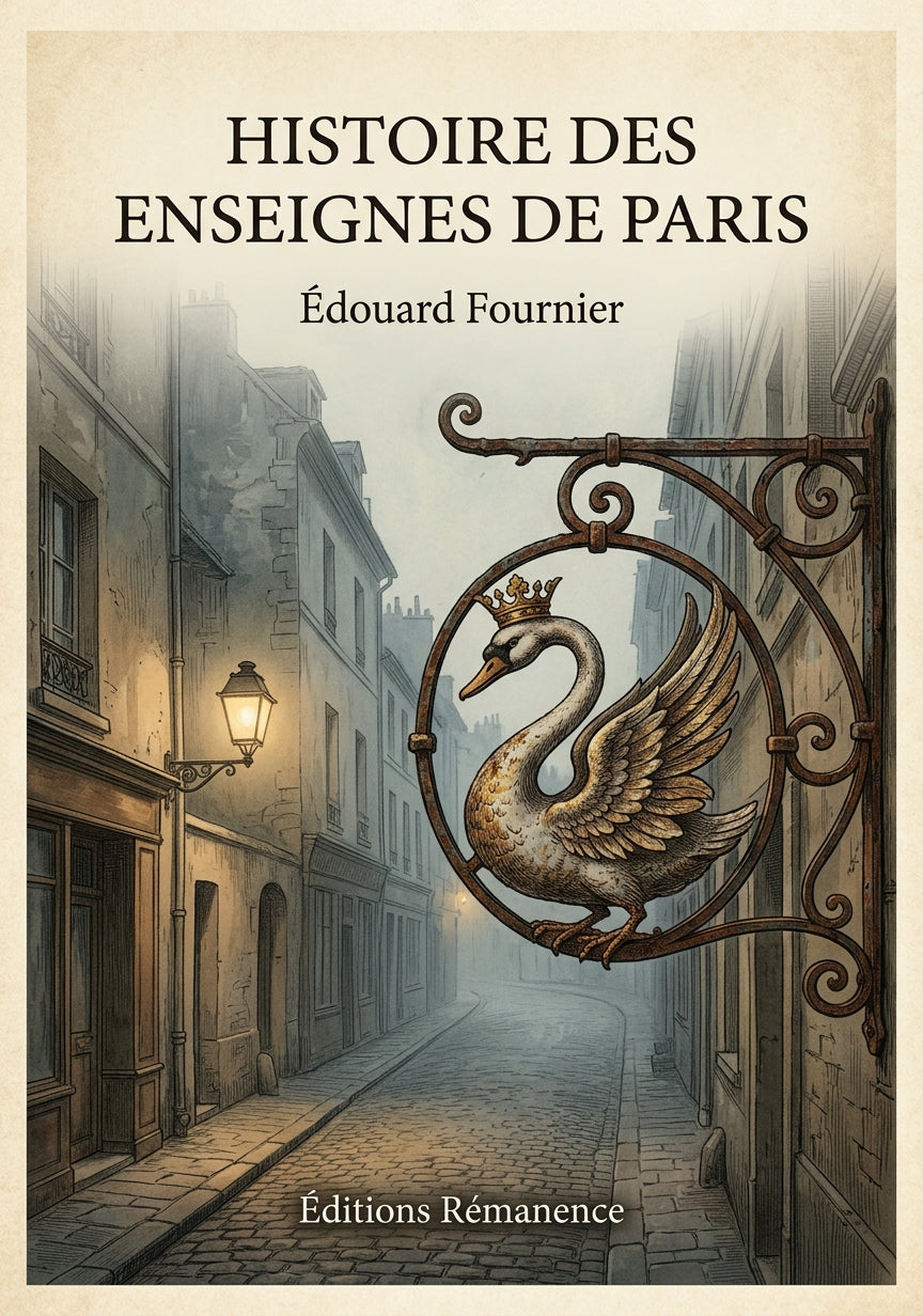 Histoire des enseignes de Paris - Édouard Fournier (Couverture)