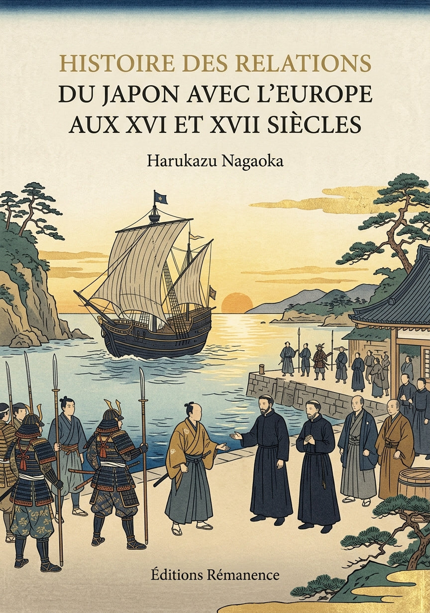 Livre Histoire des relations du Japon avec l’Europe aux XVI et XVII Siècles par Harukazu Nagaoka - Couverture - Editions Remanence
