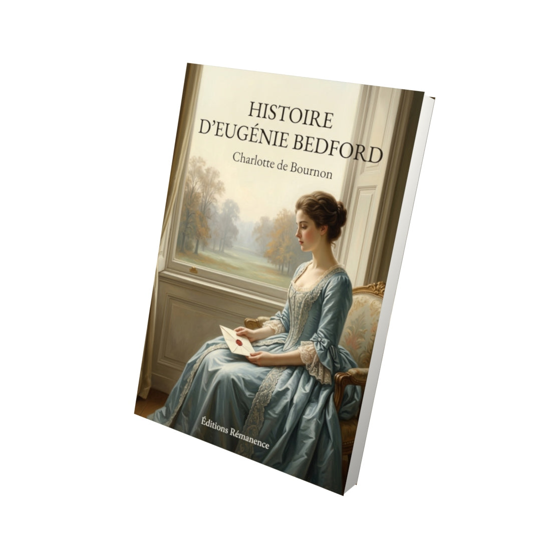Livre Histoire d’Eugénie Bedford par Charlotte de Bournon - Vue 3D - Editions Remanence