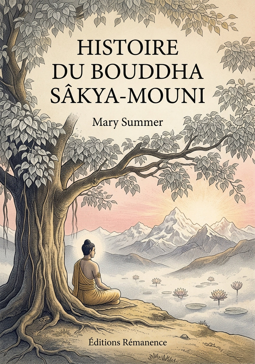 Livre Histoire du Bouddha Sâkya-Mouni par Mary Summer - Couverture - Editions Remanence