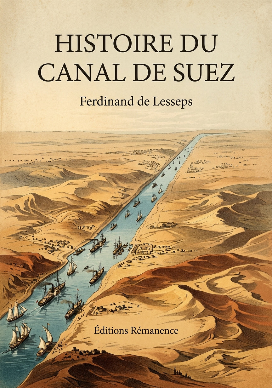Histoire du Canal de Suez - Ferdinand de Lesseps (Couverture)