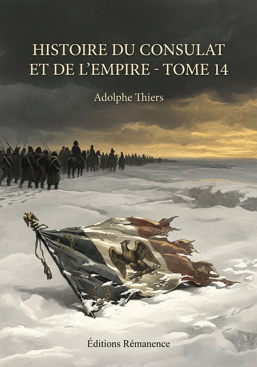 Livre Histoire du Consulat et de l’Empire - Tome 14 par Adolphe Thiers - Couverture - Editions Remanence