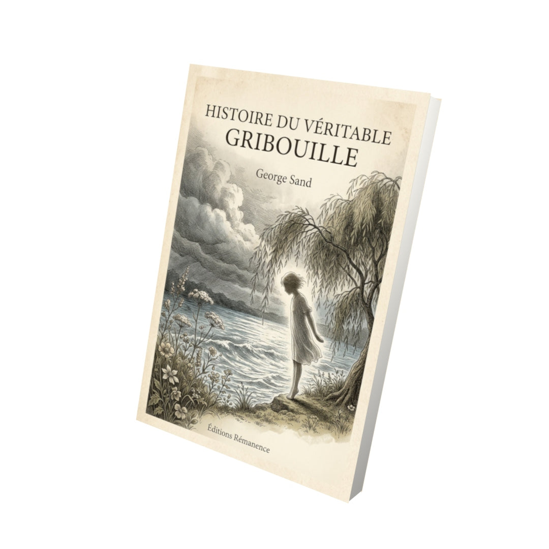 Livre Histoire du véritable Gribouille - George Sand - Vue 3D - Editions Remanence