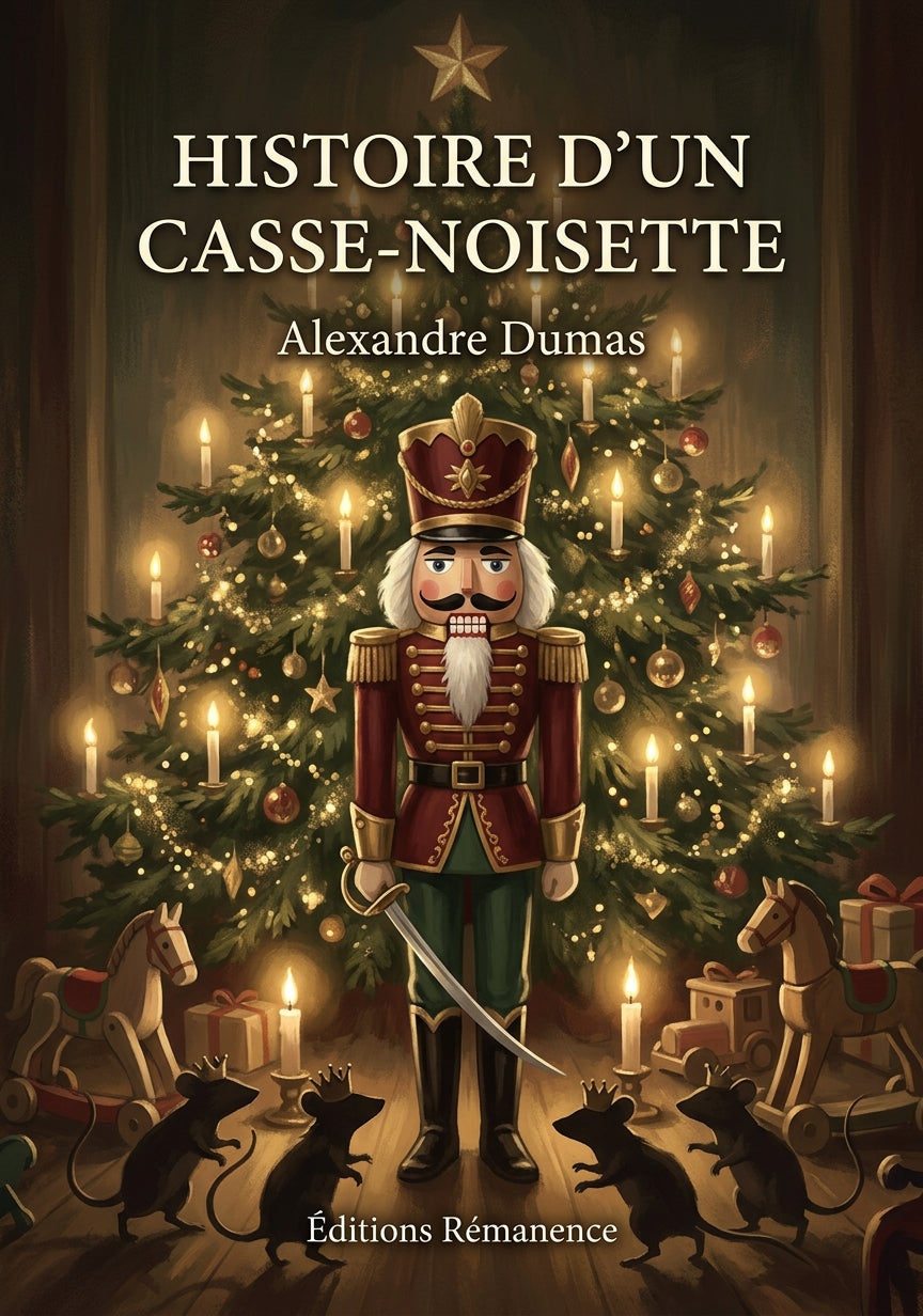 Livre Histoire d’un casse-noisette par Alexandre Dumas - Couverture - Editions Remanence