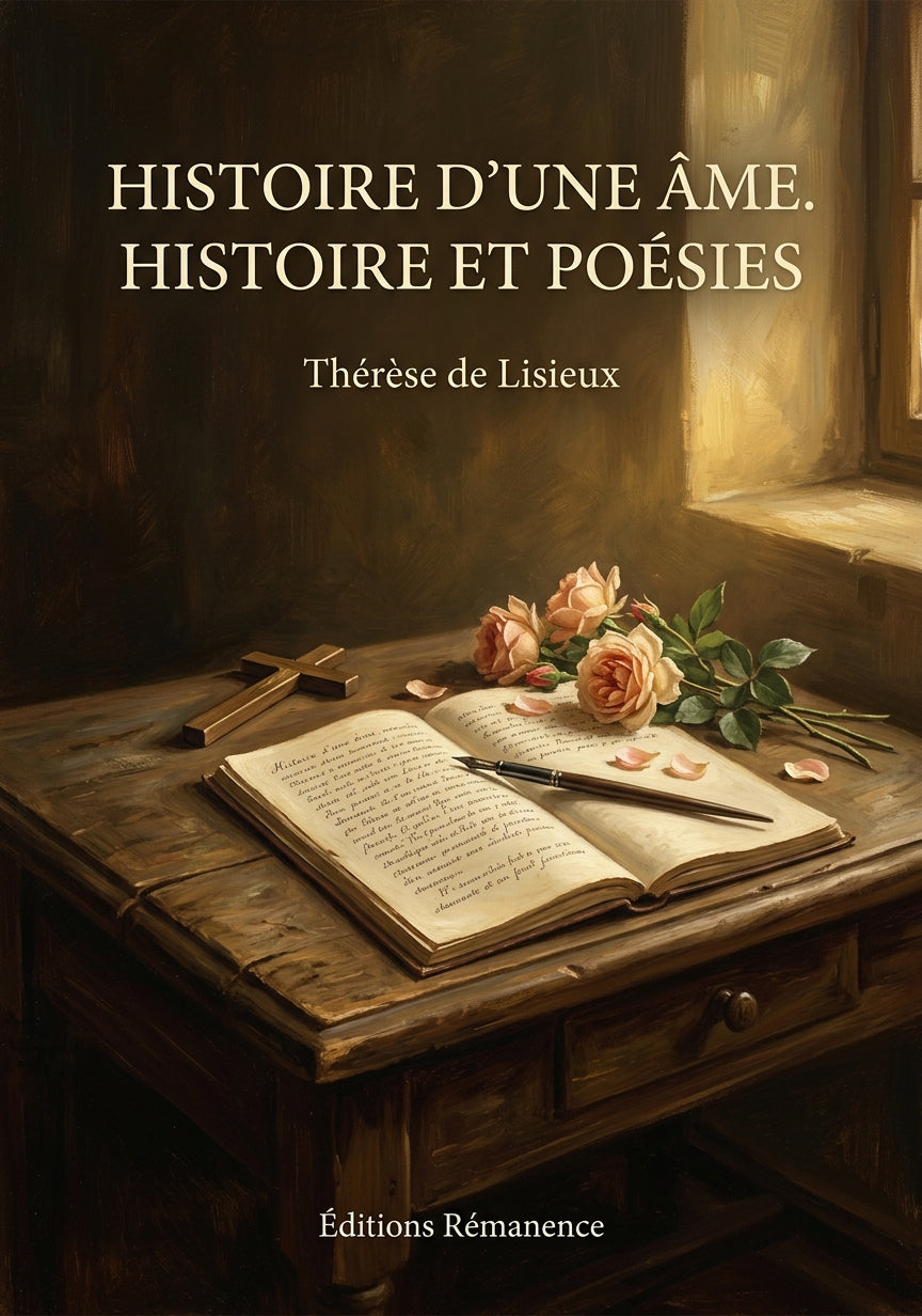 Livre Histoire d’une âme. Histoire et poésies par Thérèse de Lisieux - Couverture - Editions Remanence