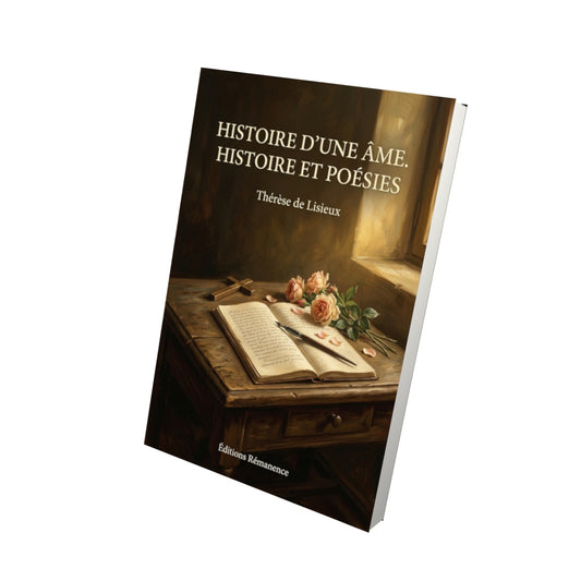 Livre Histoire d’une âme. Histoire et poésies par Thérèse de Lisieux - Vue 3D - Editions Remanence