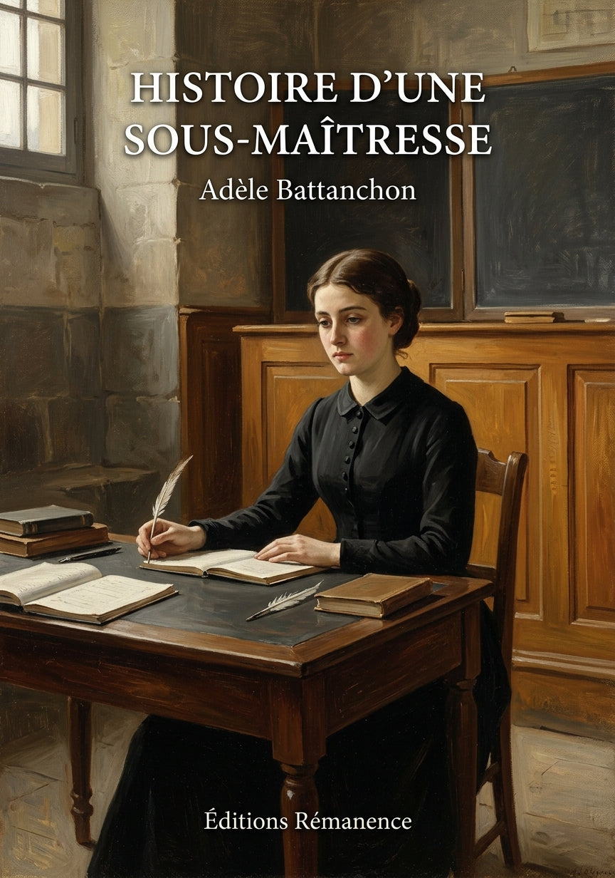 Livre Histoire d’une sous-maîtresse par Adèle Battanchon - Couverture - Editions Remanence