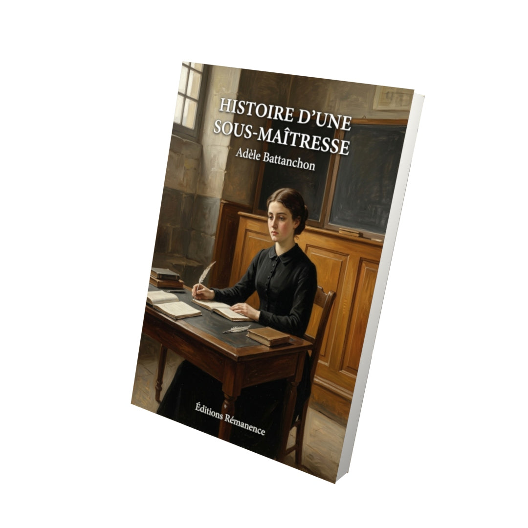Livre Histoire d’une sous-maîtresse par Adèle Battanchon - Vue 3D - Editions Remanence