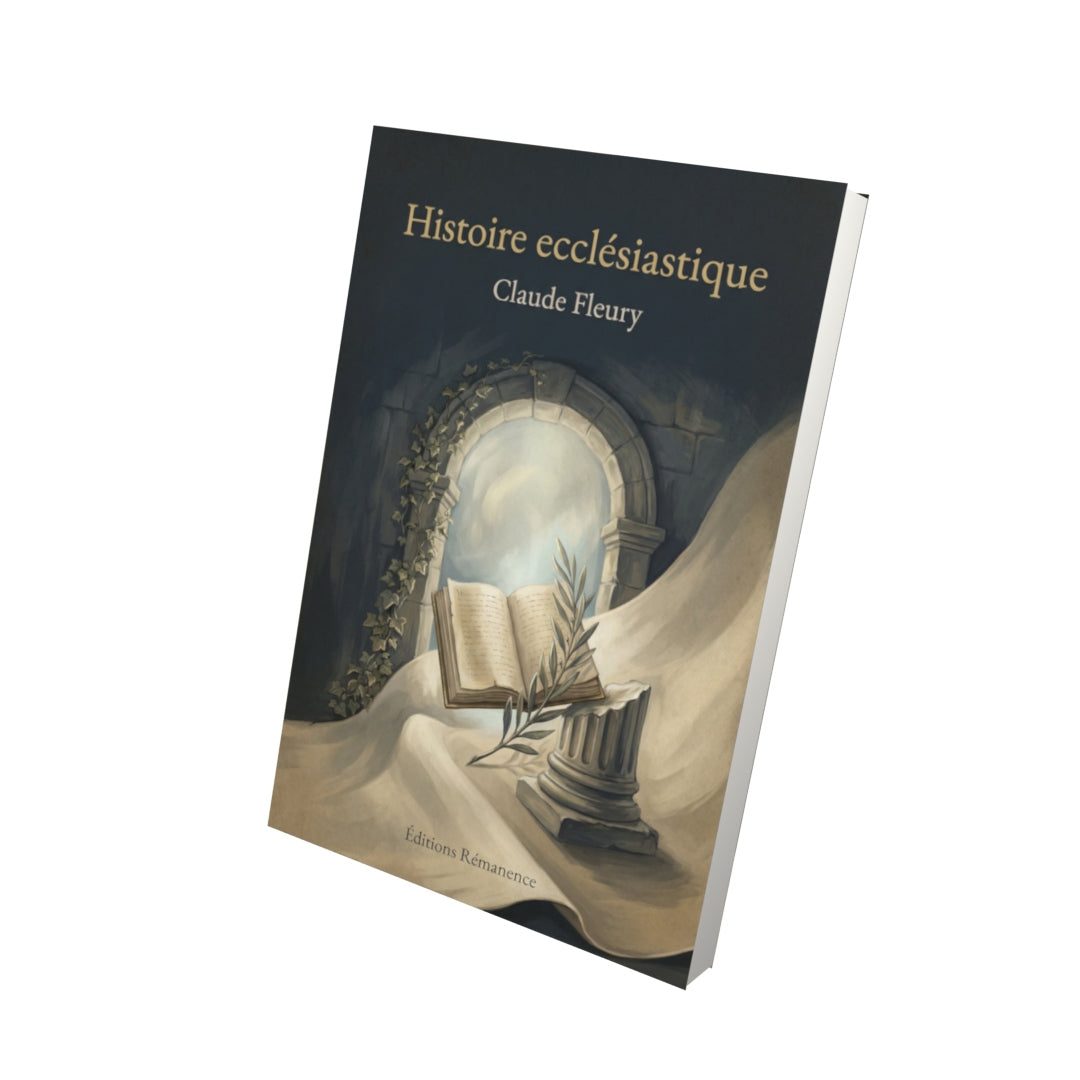 Livre Histoire ecclésiastique – Claude Fleury - Vue 3D - Editions Remanence