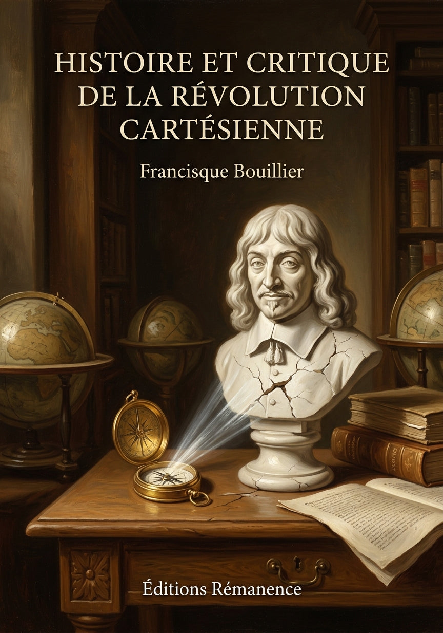 Livre Histoire et critique de la révolution cartésienne par Francisque Bouillier - Couverture - Editions Remanence