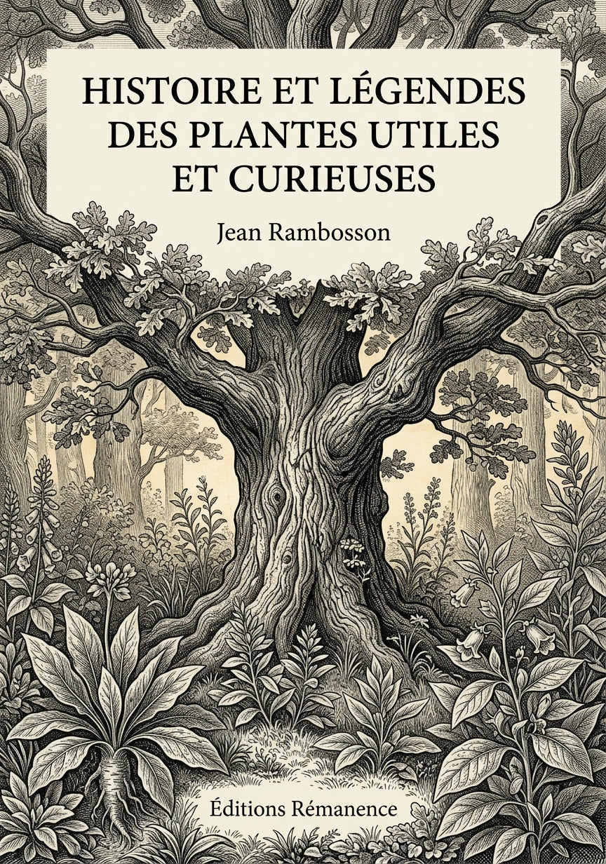 Livre Histoire et Légendes des plantes utiles et curieuses par Jean Rambosson - Couverture - Editions Remanence
