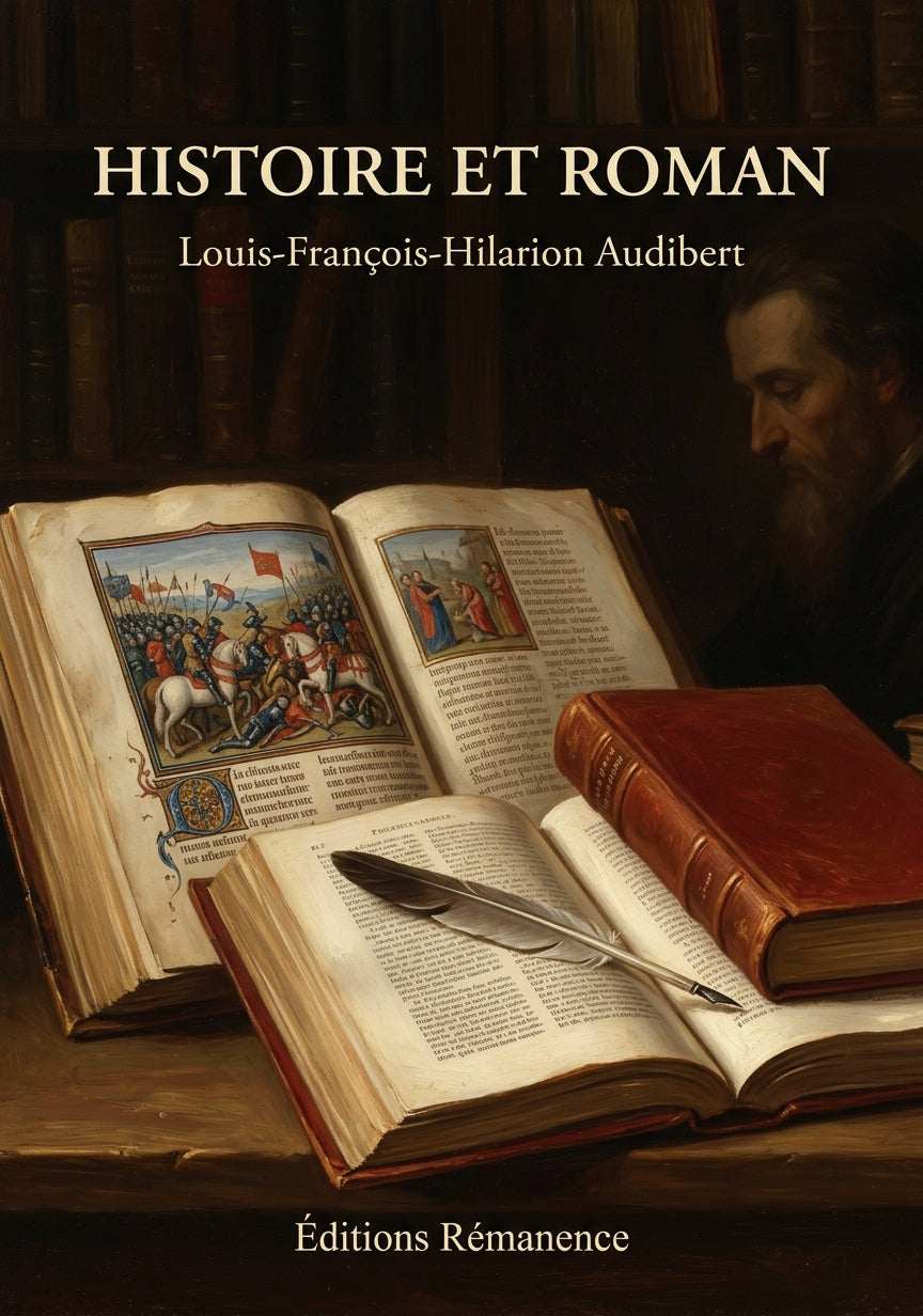 Livre Histoire et roman par Louis-François-Hilarion Audibert - Couverture - Editions Remanence
