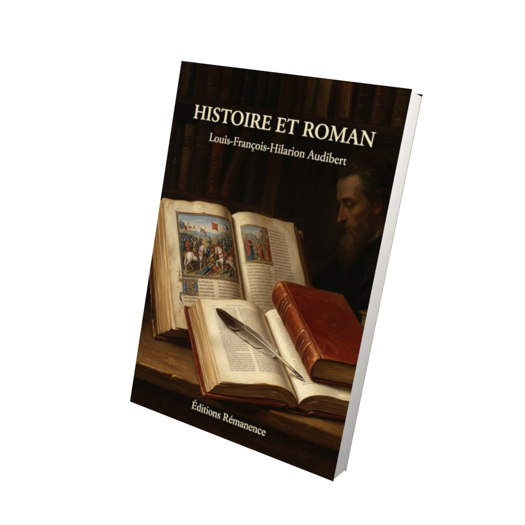 Livre Histoire et roman par Louis-François-Hilarion Audibert - Vue 3D - Editions Remanence