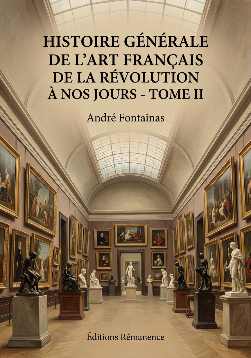 Livre Histoire générale de l'art français de la Révolution à nos jours - Tome II par André Fontainas - Couverture - Editions Remanence
