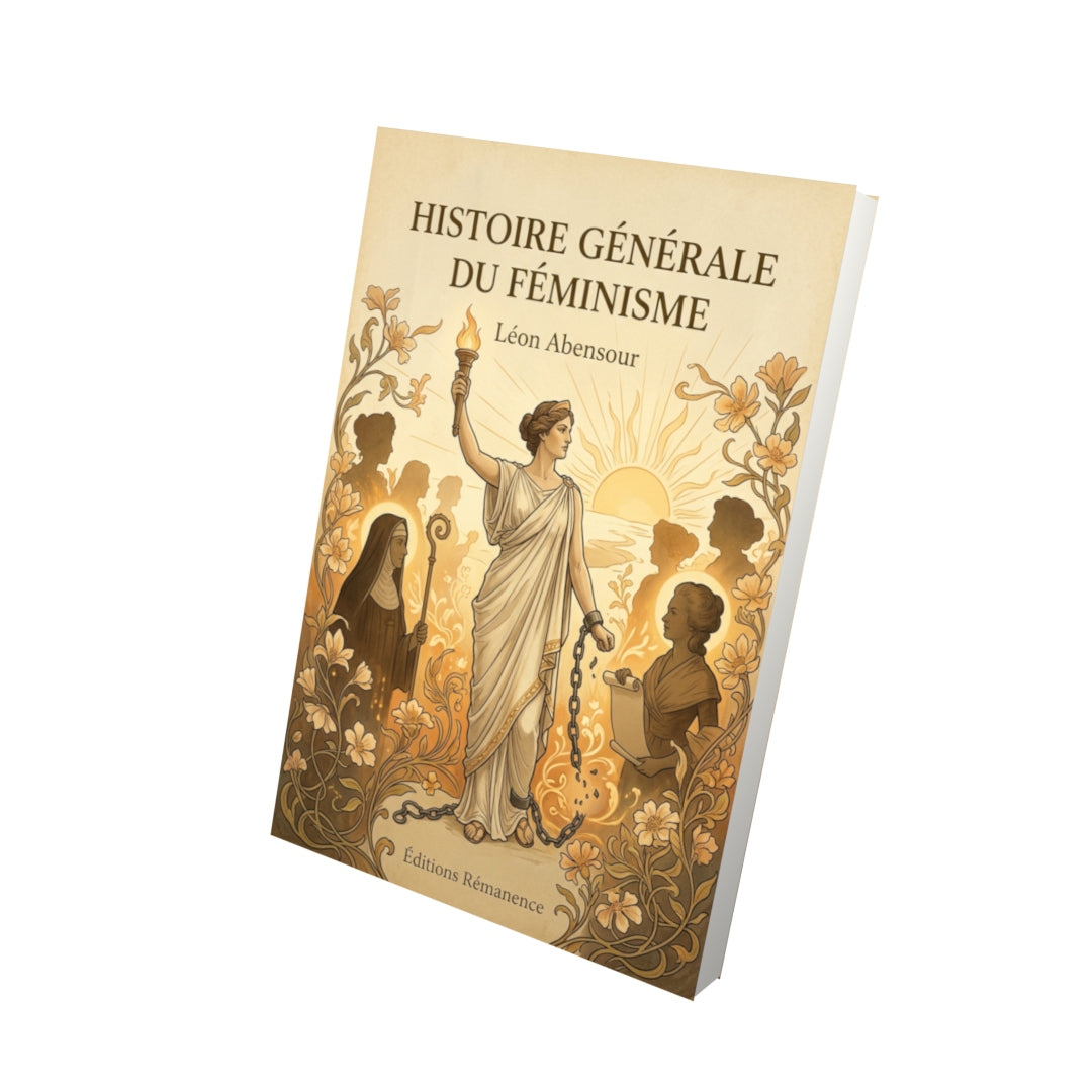 Livre Histoire générale du féminisme par Léon Abensour - Vue 3D - Editions Remanence