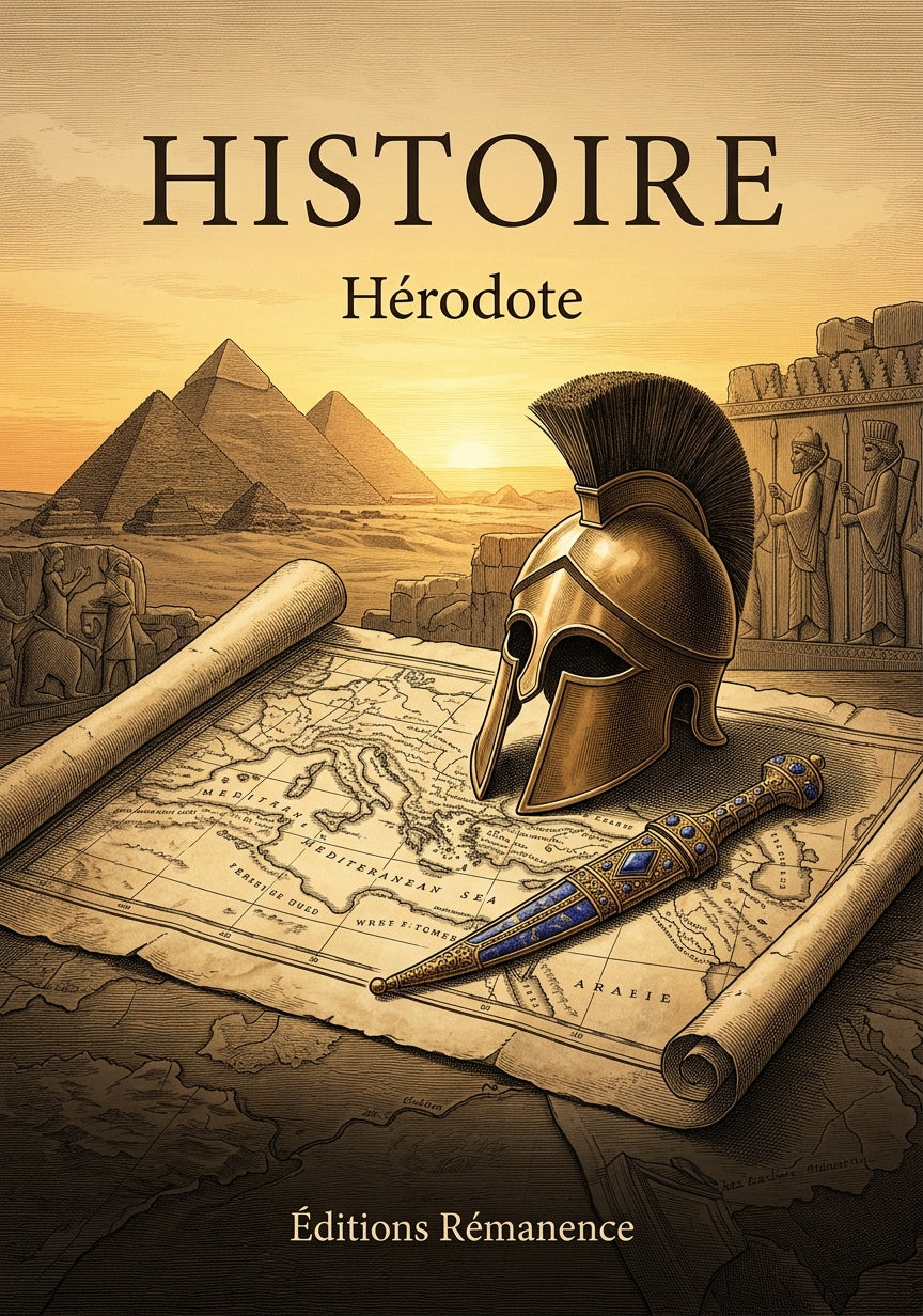 Livre Histoire par Hérodote - Couverture - Editions Remanence