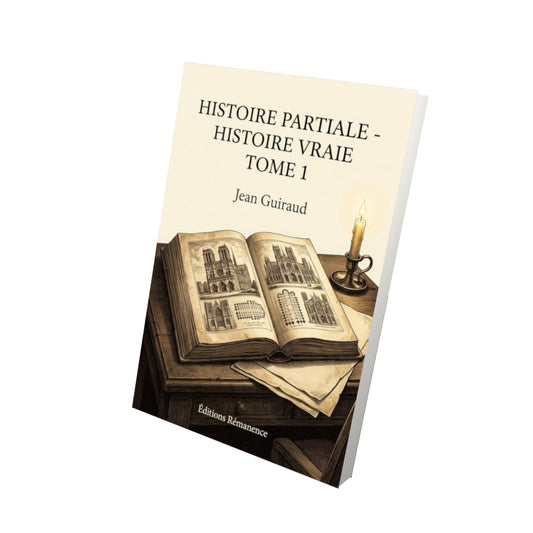 Livre Histoire partiale - Histoire vraie Tome 1 - Jean Guiraud - Vue 3D - Editions Remanence