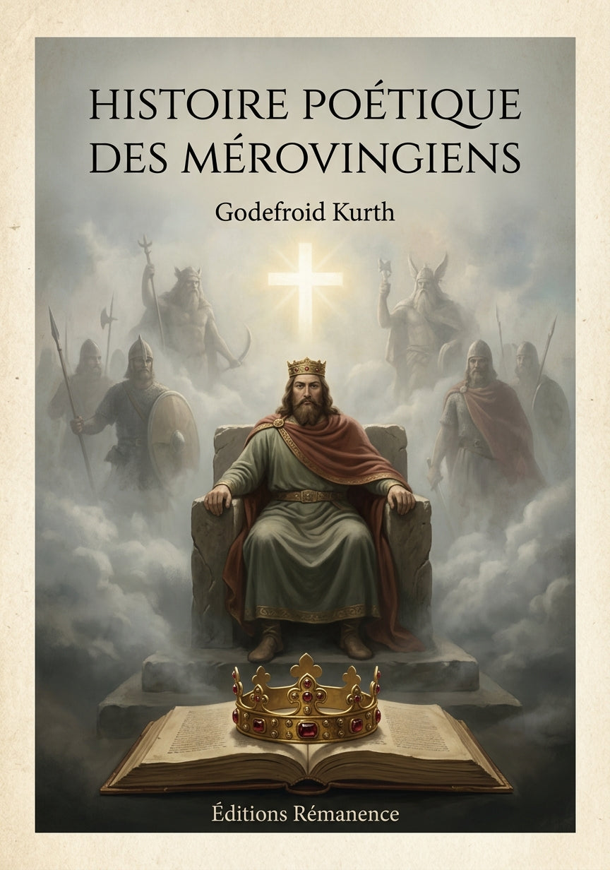 Histoire poétique des Mérovingiens - Godefroid Kurth (Couverture)