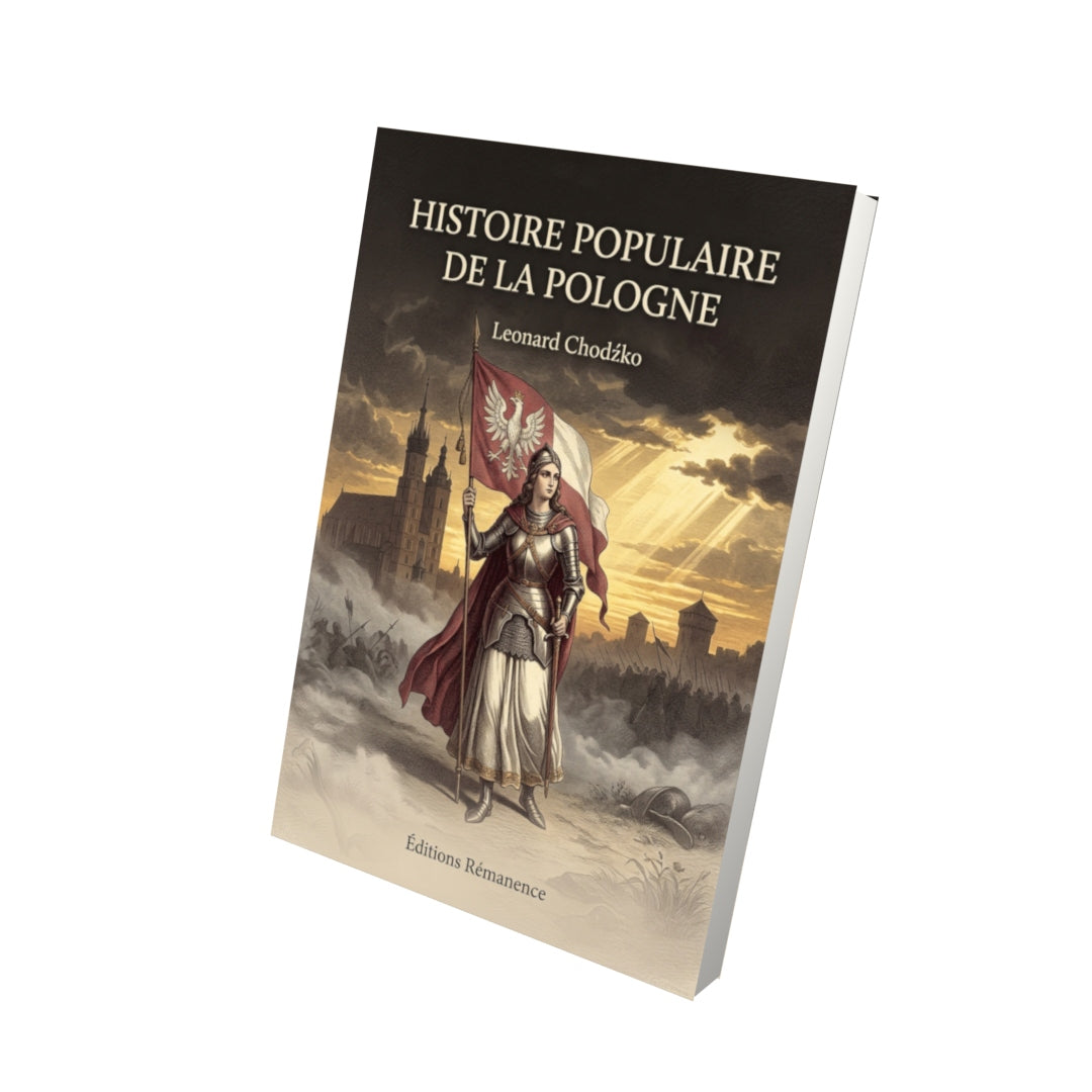 Livre Histoire populaire de la Pologne par Leonard Chodźko - Vue 3D - Editions Remanence