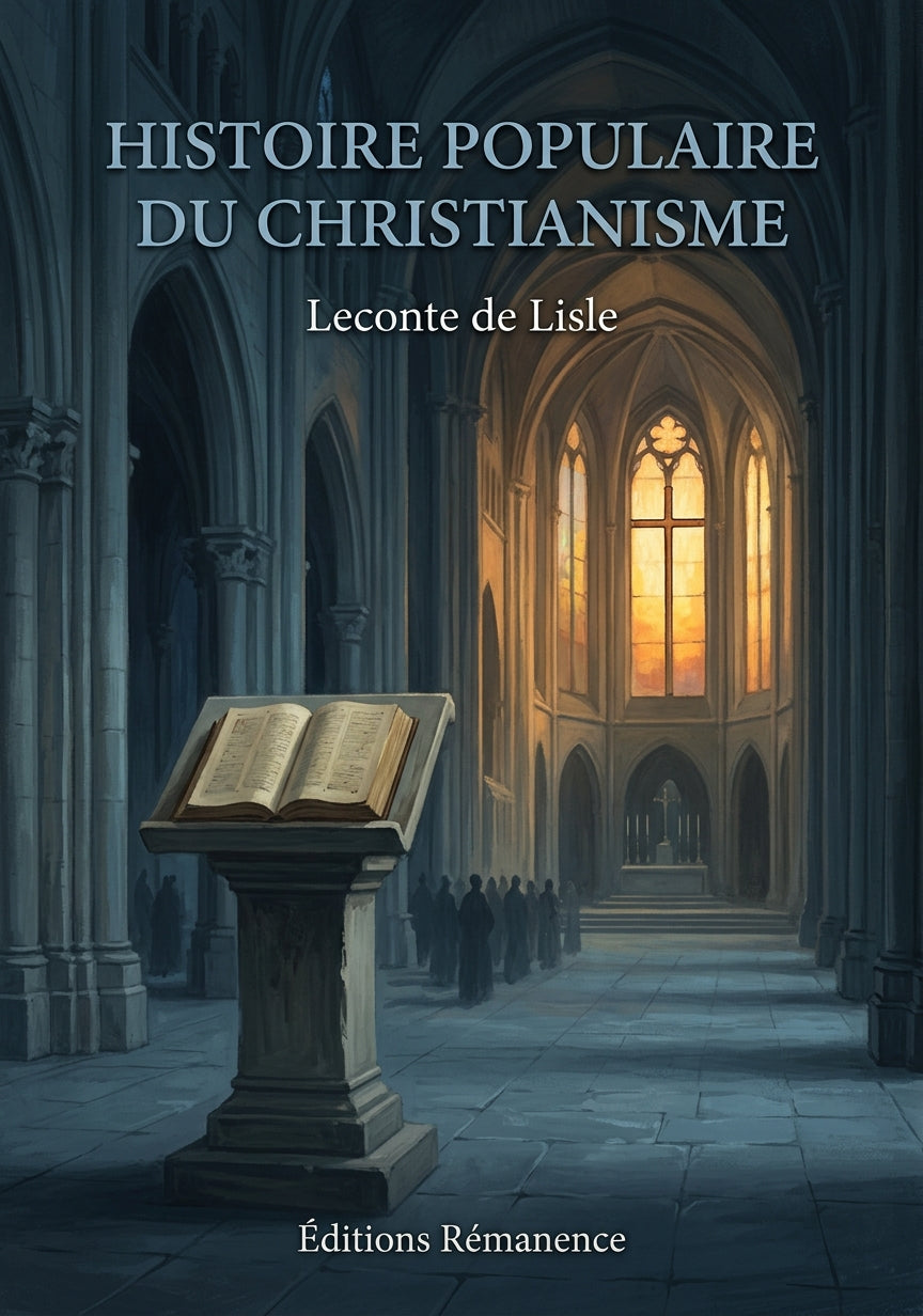 Livre Histoire populaire du Christianisme par Leconte de Lisle - Couverture - Editions Remanence