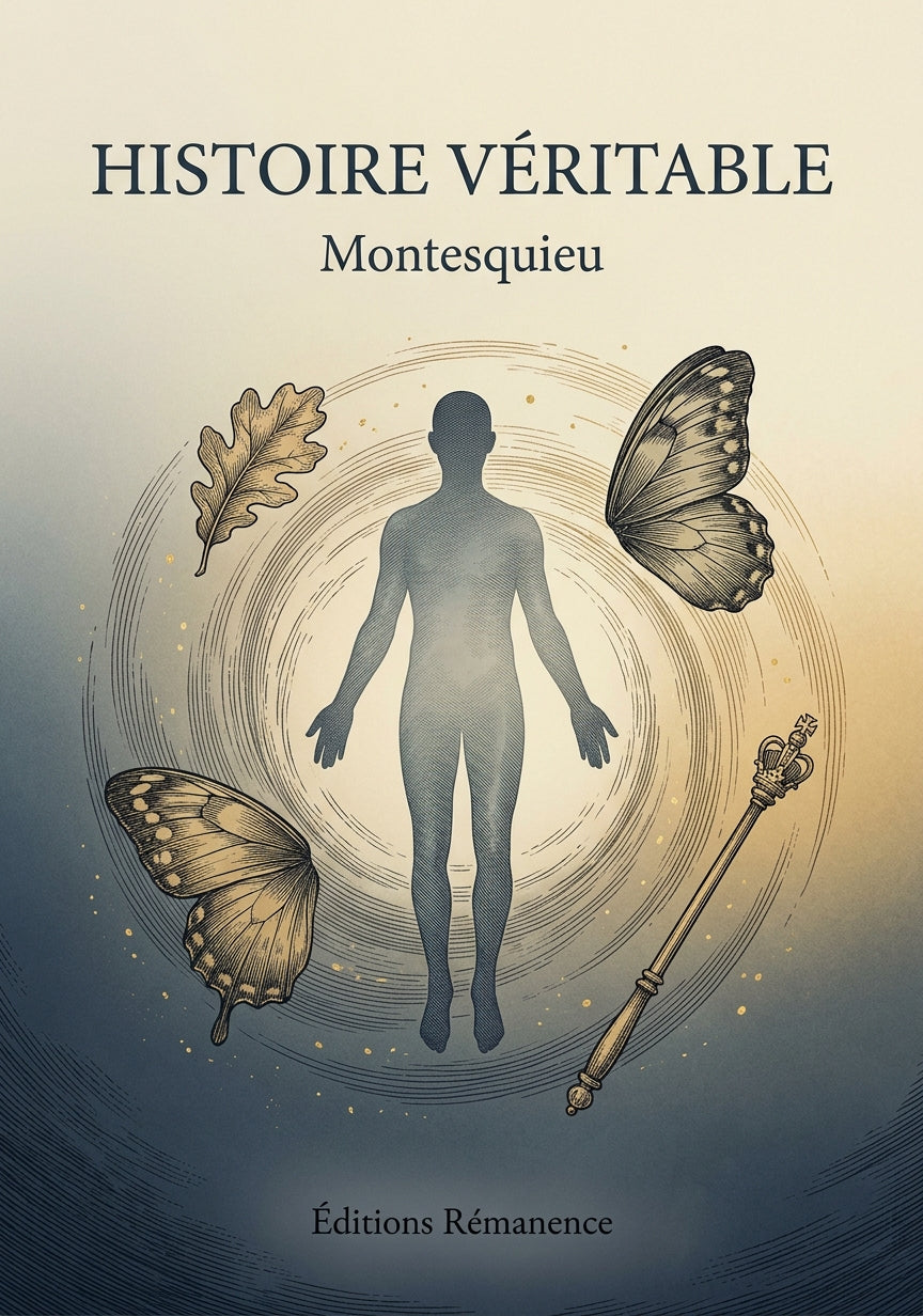 Livre Histoire véritable par Montesquieu - Couverture - Editions Remanence