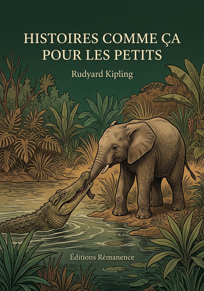 Livre Histoires comme ça pour les petits par Rudyard Kipling - Couverture - Editions Remanence