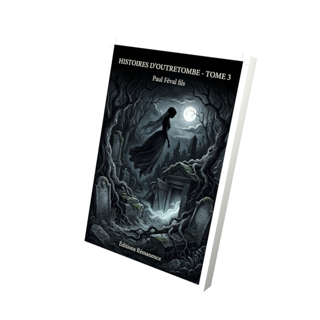 Livre Histoires d’outretombe - Tome 3 par Paul Féval fils - Vue 3D - Editions Remanence