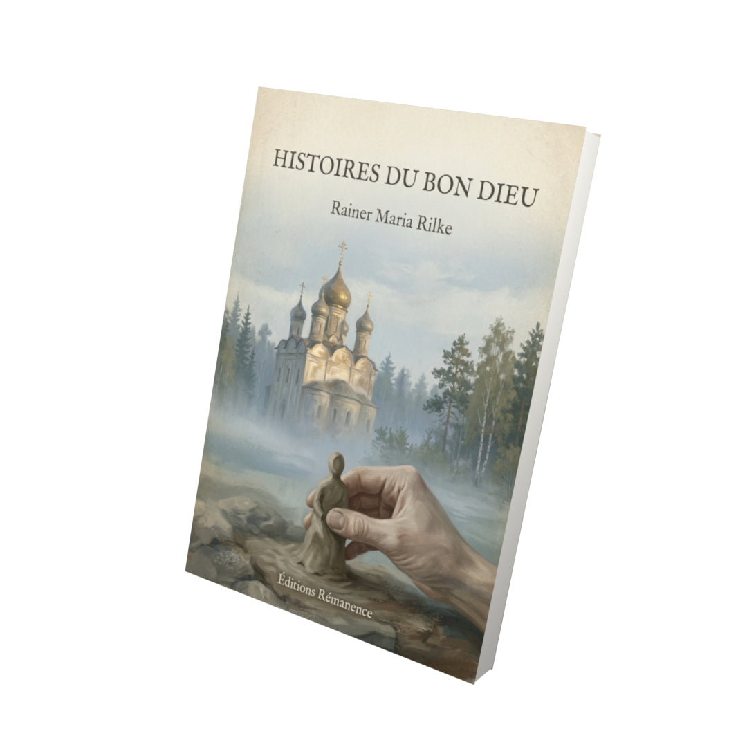 Livre Histoires du bon Dieu - Rainer Maria Rilke - Vue 3D - Editions Remanence